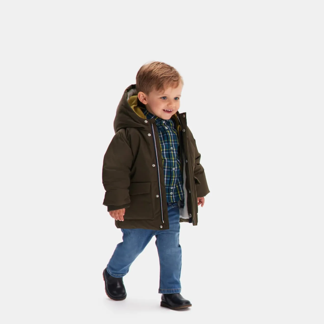 Manteaux, Vestes Et Combi Pilote-Jacadi Manteau bébé garçon en nylon - KAKI