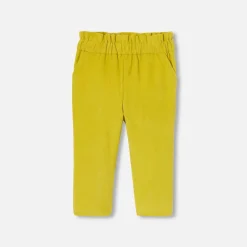 Pantalon Et Short-Jacadi Pantalon bébé fille en velours - CUMIN