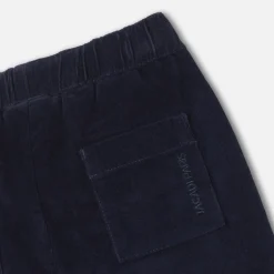 Pantalon Et Short-Jacadi Pantalon bébé garçon en velours - marine MARINE JACADI