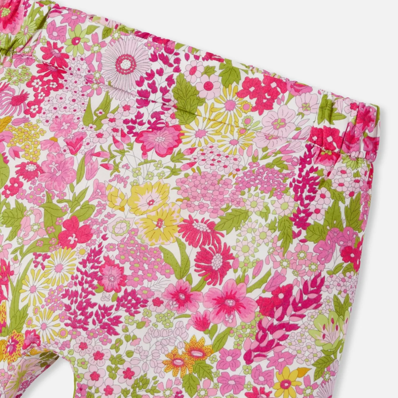 Pantalon, Bloomer Et Short-Jacadi Pantalon confort bébé fille en Tissu Liberty - lore ROSE/MULTICO