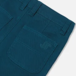 Pantalon Et Jogging-Jacadi Pantalon en twill enfant garçon - PETROLE