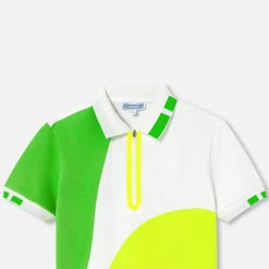T-Shirt, Polo Et Sous-Pull-Jacadi Polo enfant garçon en piqué de coton - lore BLANC/MULTICO