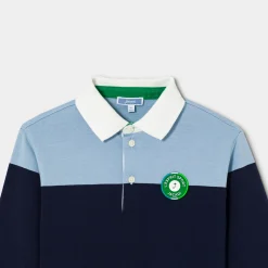 T-Shirt, Polo Et Sous-Pull-Jacadi Polo manches longues enfant - lore VERT/MULTICO