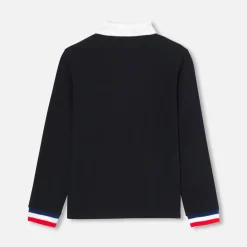 T-Shirt, Polo Et Sous-Pull-Jacadi Polo manches longues enfant garçon - marine MARINE JACADI