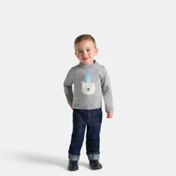Pull, Sweat Et Cardigan-Jacadi Pull bébé garçon en cachemire - gris chine clair GRIS CHINE CLAIR JACADI