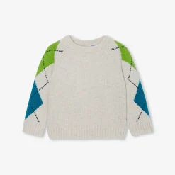 Pull, Sweat Et Cardigan-Jacadi Pull jacquard bébé garçon - BEIGE CHINE
