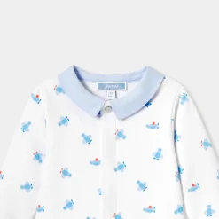Pyjama|Pyjama-Jacadi Pyjama bébé garçon en interlock - lore BLANC/MULTICO