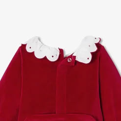 Pyjama|Pyjama-Jacadi Pyjama de Noël bébé fille en velours - rouge ROUGE JACADI