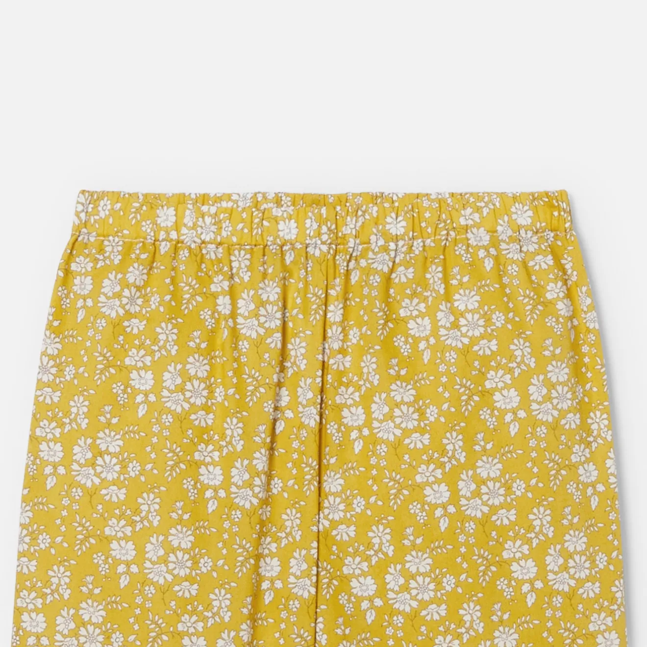 Pyjama Et Nuit-Jacadi Pyjama enfant fille en tissu Liberty - JAUNE/BLANC