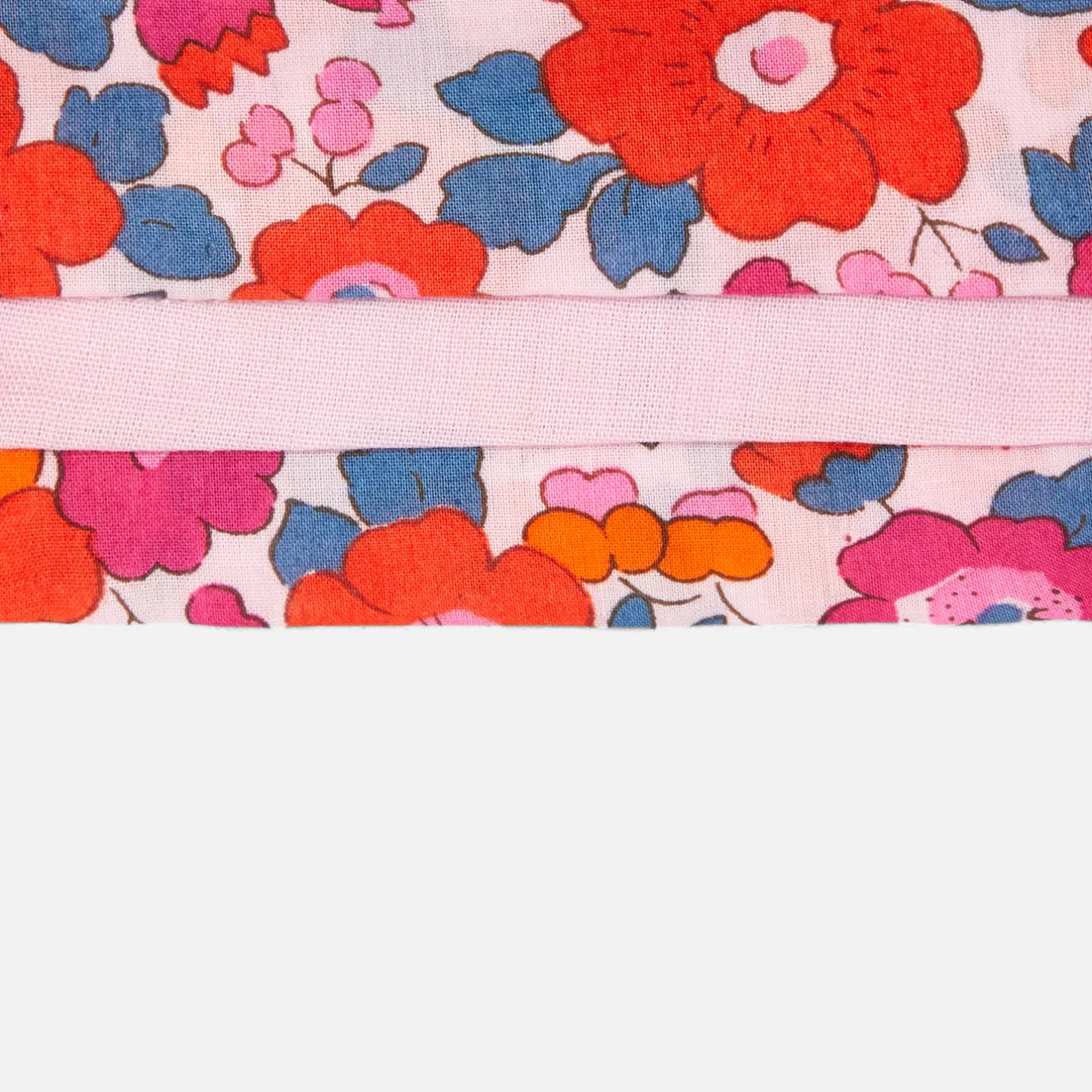Robe-Jacadi Robe bébé fille en tissu Liberty - lore ROSE/MULTICO