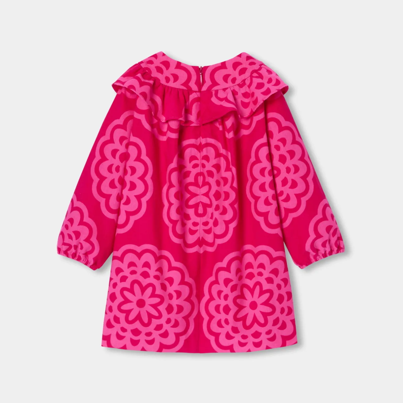 Robe-Jacadi Robe bébé fille en velours MULTICO