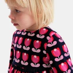 Robe-Jacadi Robe bébé fille en velours - lore MULTICO