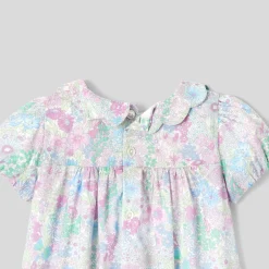 Robe-Jacadi Robe bébé fille manches courtes - lore BLANC/MULTICO