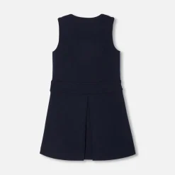 Robe Et Jupe-Jacadi Robe chasuble enfant fille - marine MARINE JACADI