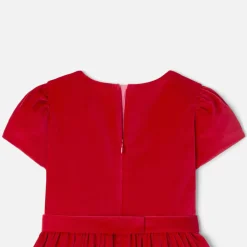Robe Et Jupe-Jacadi Robe en velours enfant fille - ROUGE PAVOT