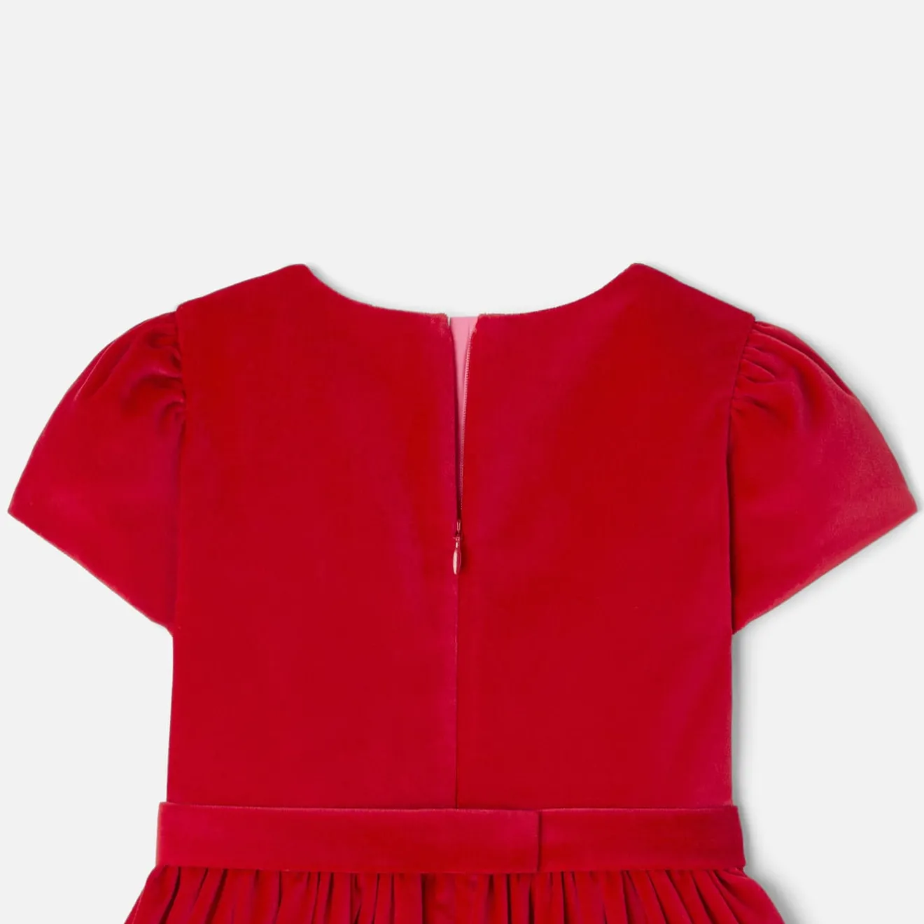 Robe Et Jupe-Jacadi Robe en velours enfant fille - ROUGE PAVOT