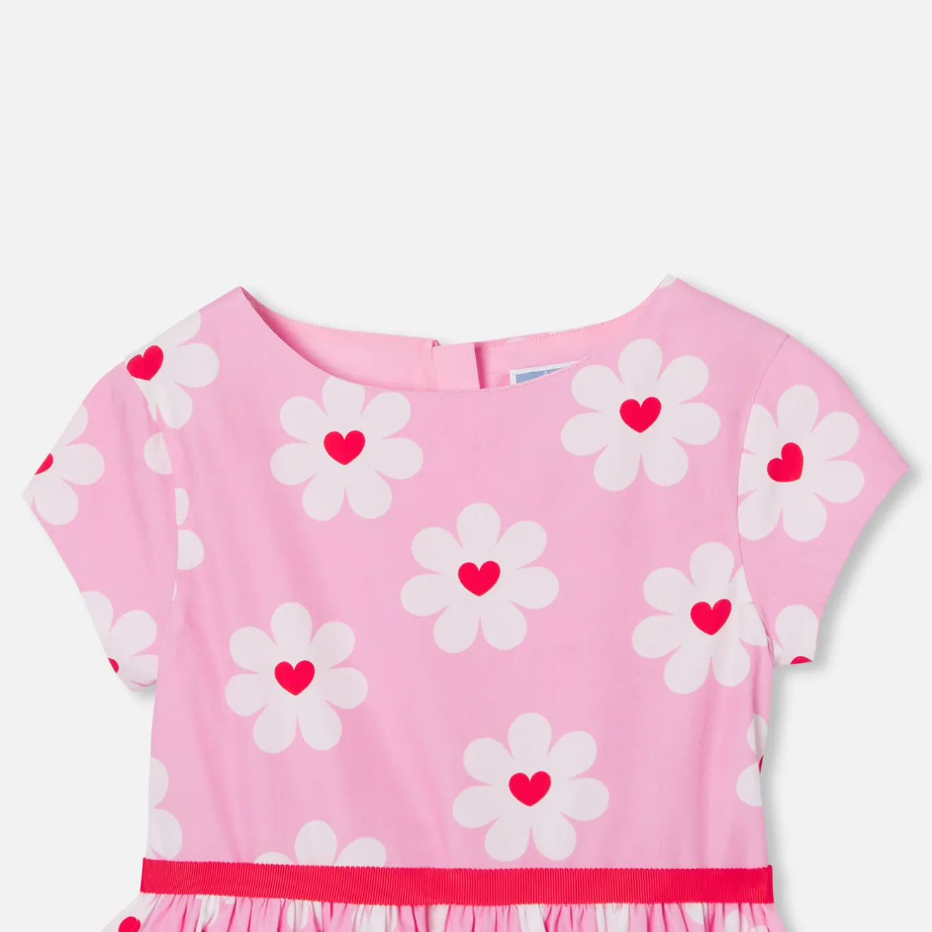 Robe Et Jupe-Jacadi Robe enfant fille en popeline - lore ROSE/MULTICO