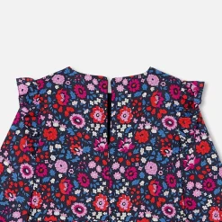 Robe Et Jupe-Jacadi Robe enfant fille en tissu Liberty - lore MARINE/MULTICO