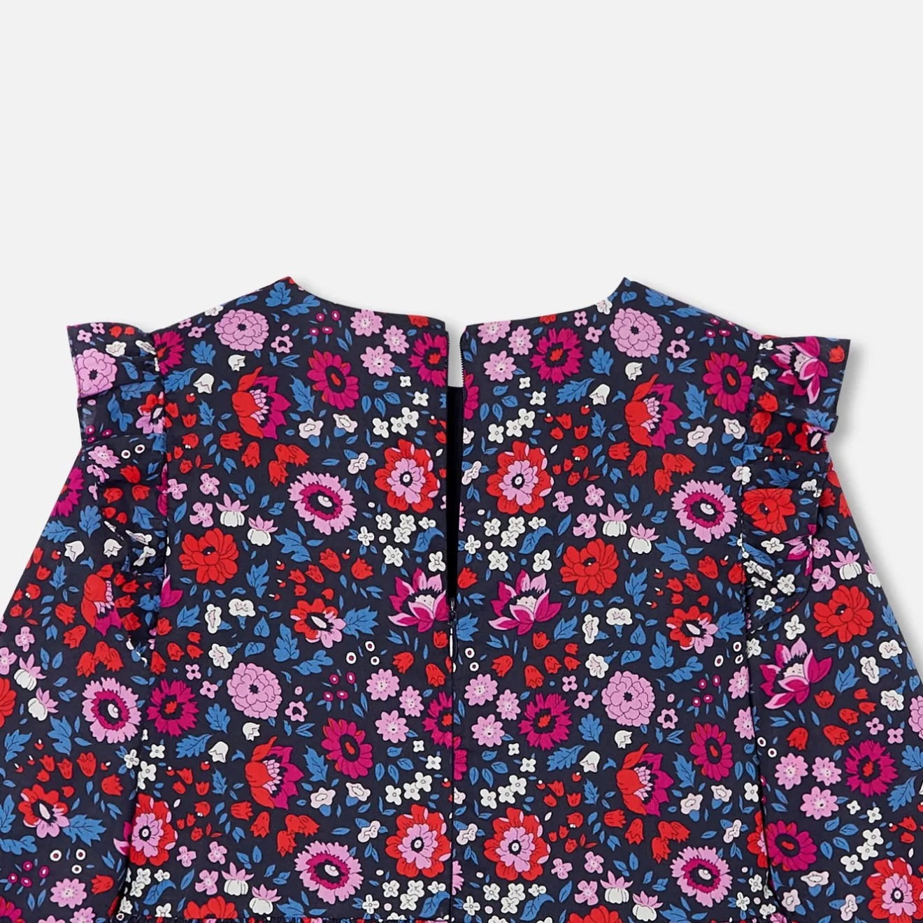 Robe Et Jupe-Jacadi Robe enfant fille en tissu Liberty - lore MARINE/MULTICO