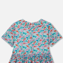 Robe Et Jupe-Jacadi Robe enfant fille en tissu Liberty - lore BLANC/MULTICO