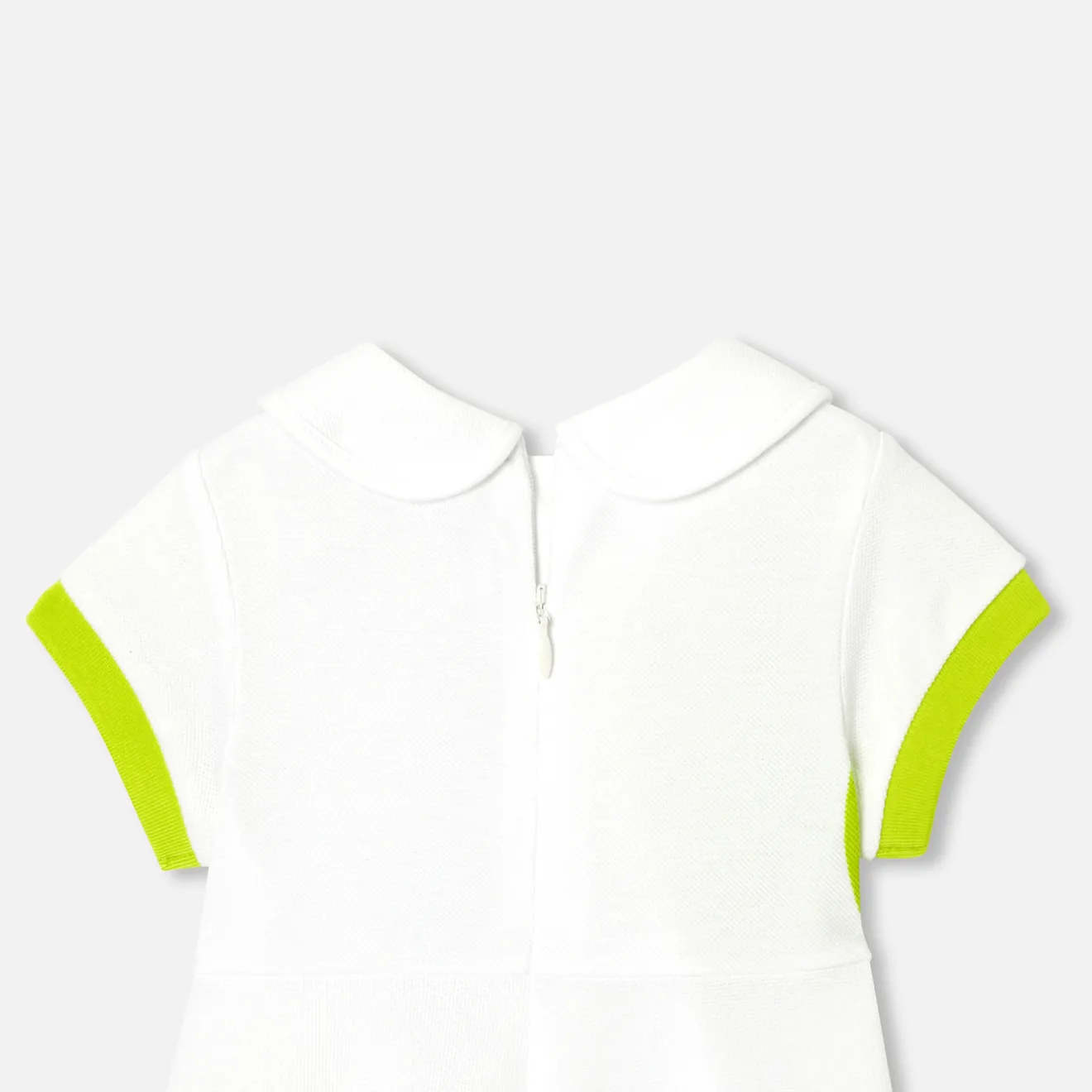 Robe-Jacadi Robe polo bébé fille - lore BLANC/MULTICO