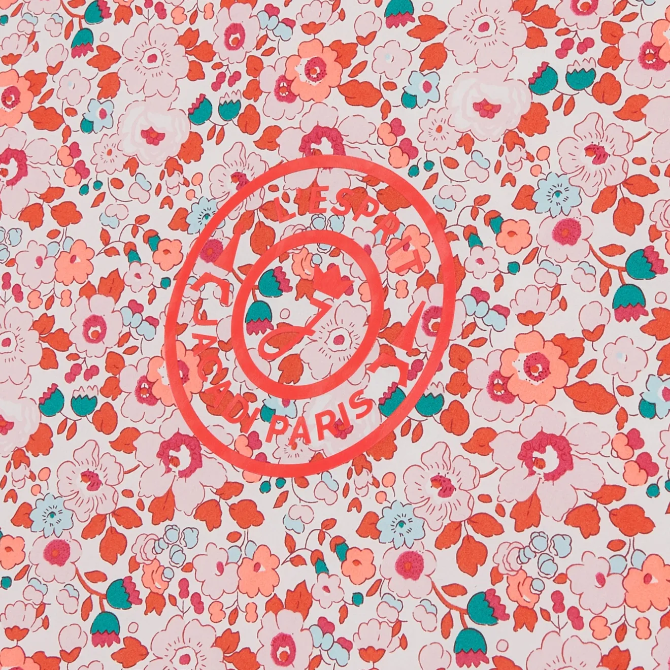 Accessoires-Jacadi Sac cabas en tissu Liberty - ROSE/ROUGE