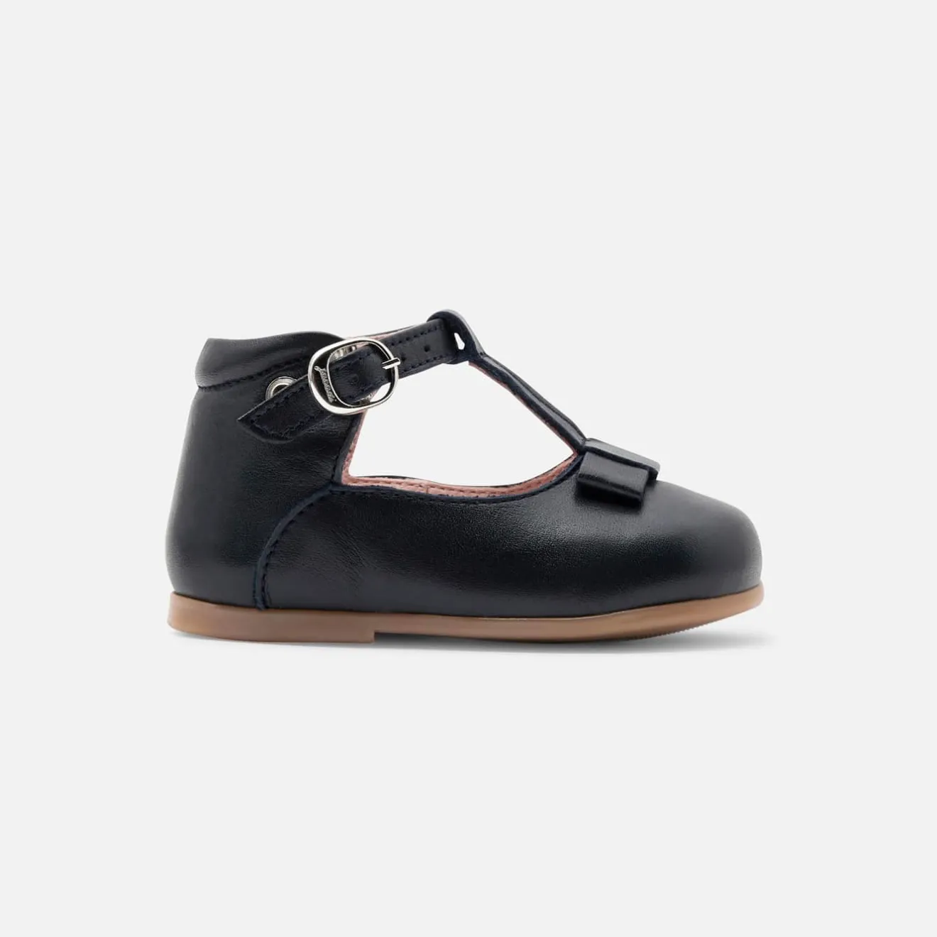 Babies, Charles Ix, Salomés Et Ballerines|Chaussures-Jacadi Salomés bébé fille en cuir lisse - marine MARINE JACADI