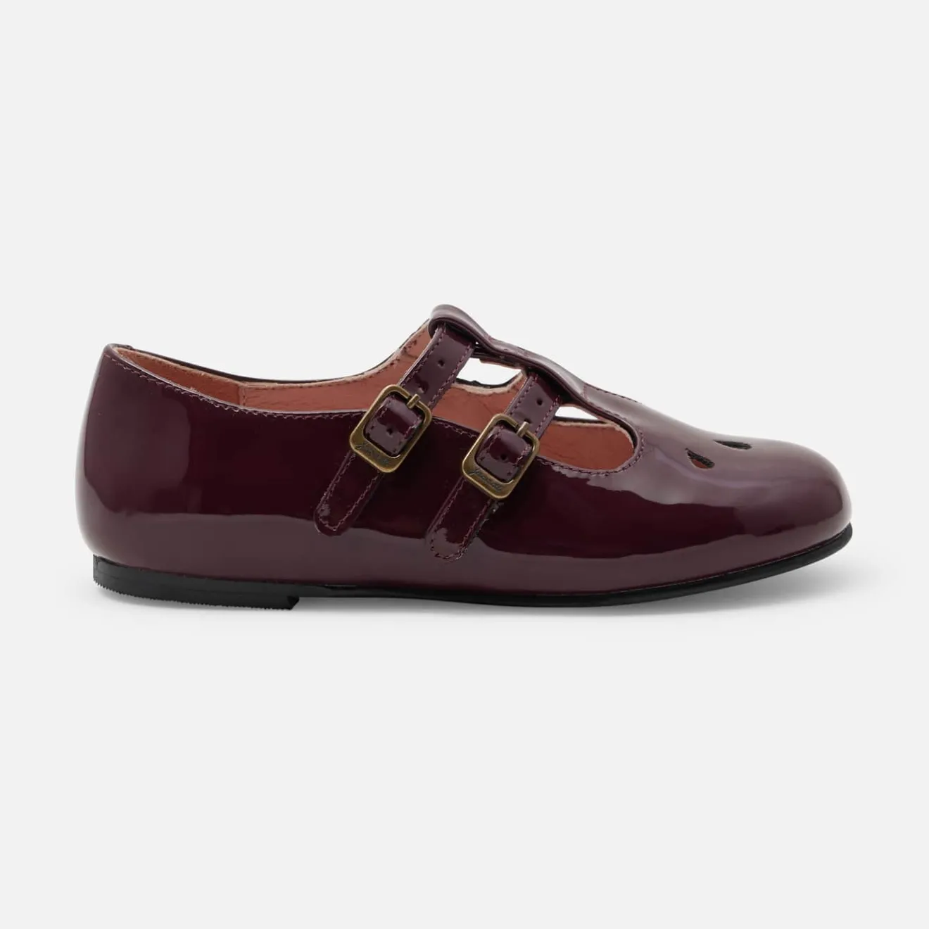 Babies, Charles Ix, Salomés Et Ballerines|Chaussures-Jacadi Salomés enfant fille en cuir verni - BORDEAUX