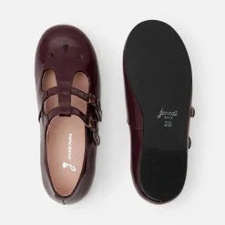 Babies, Charles Ix, Salomés Et Ballerines|Chaussures-Jacadi Salomés enfant fille en cuir verni - BORDEAUX