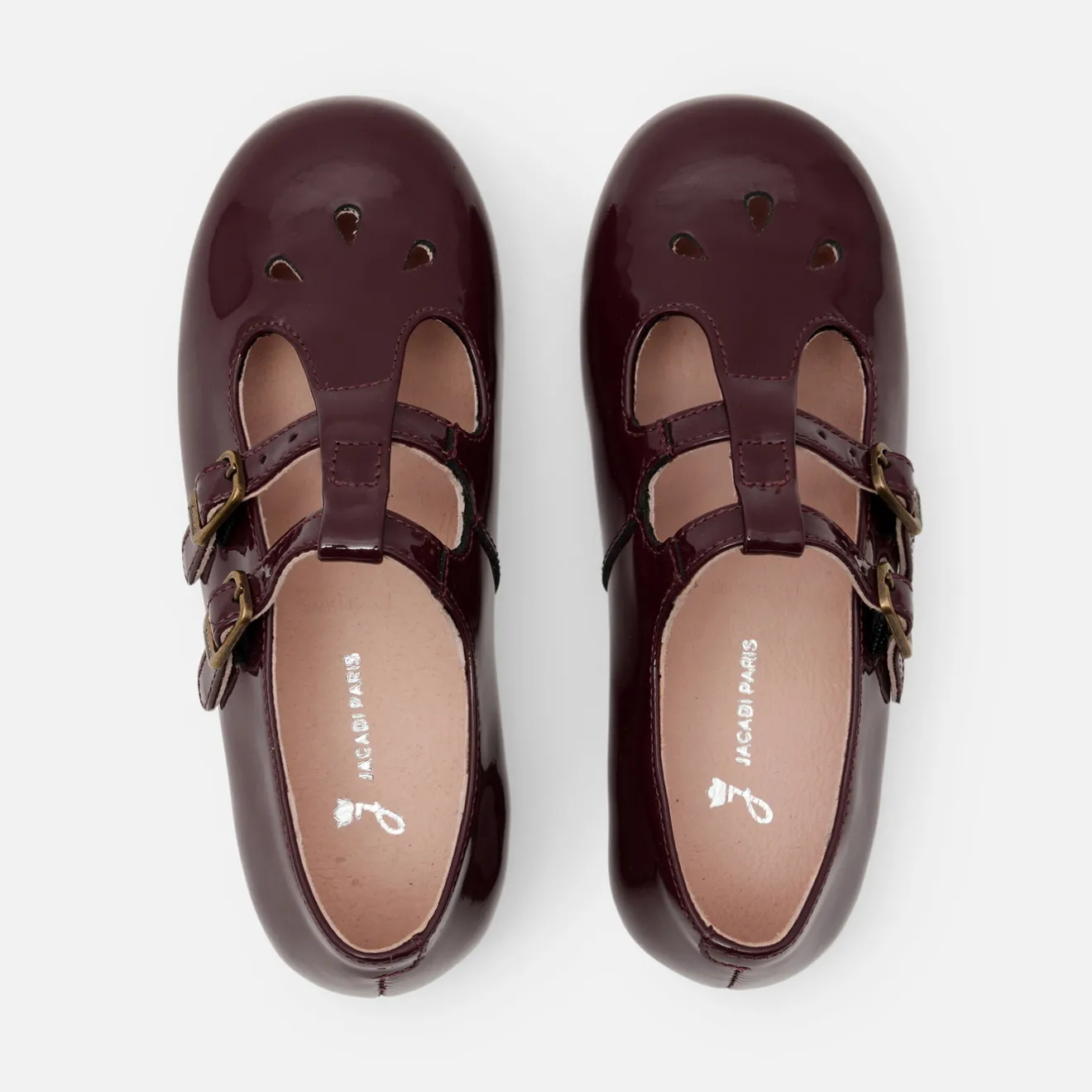 Babies, Charles Ix, Salomés Et Ballerines|Chaussures-Jacadi Salomés enfant fille en cuir verni - BORDEAUX