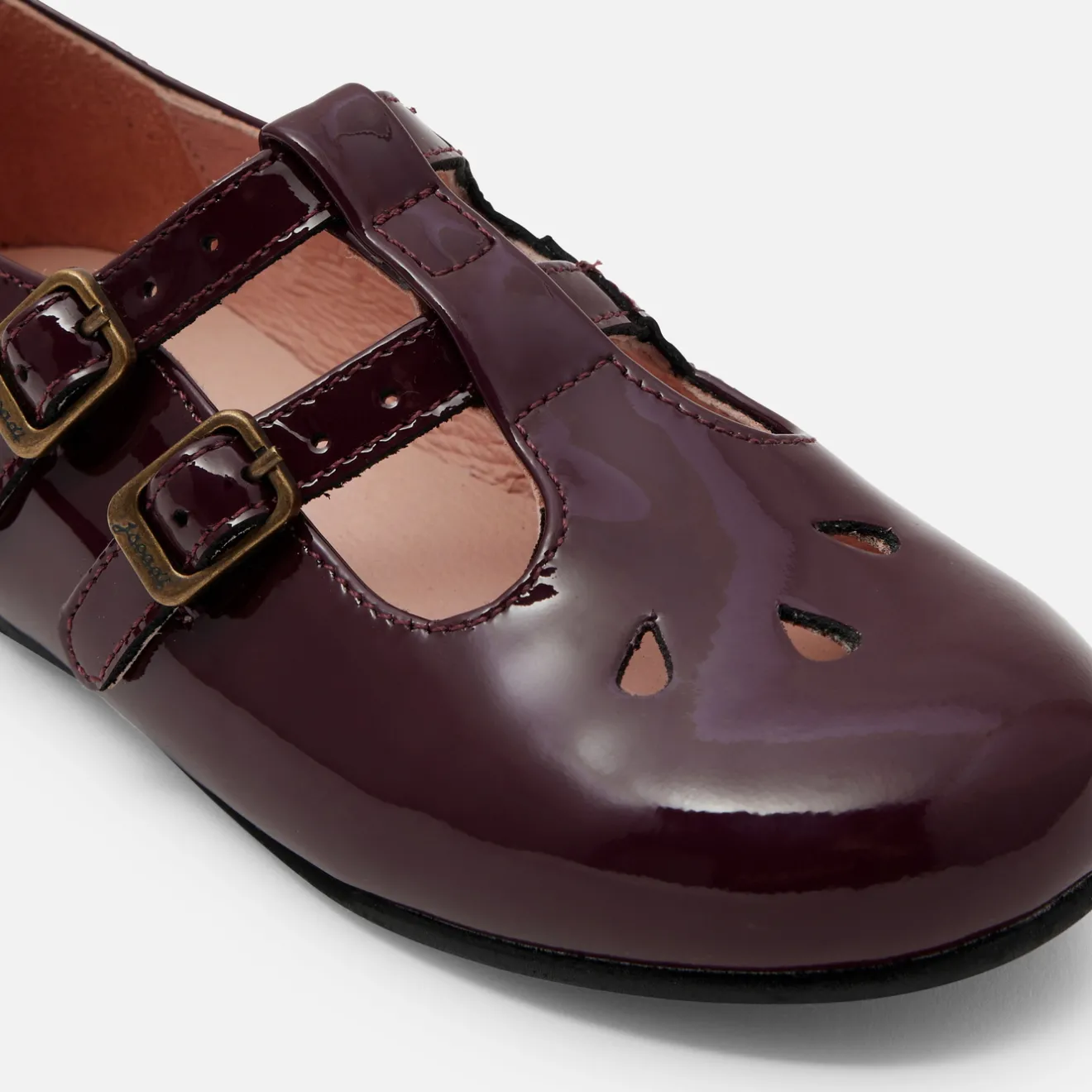 Babies, Charles Ix, Salomés Et Ballerines|Chaussures-Jacadi Salomés enfant fille en cuir verni - BORDEAUX