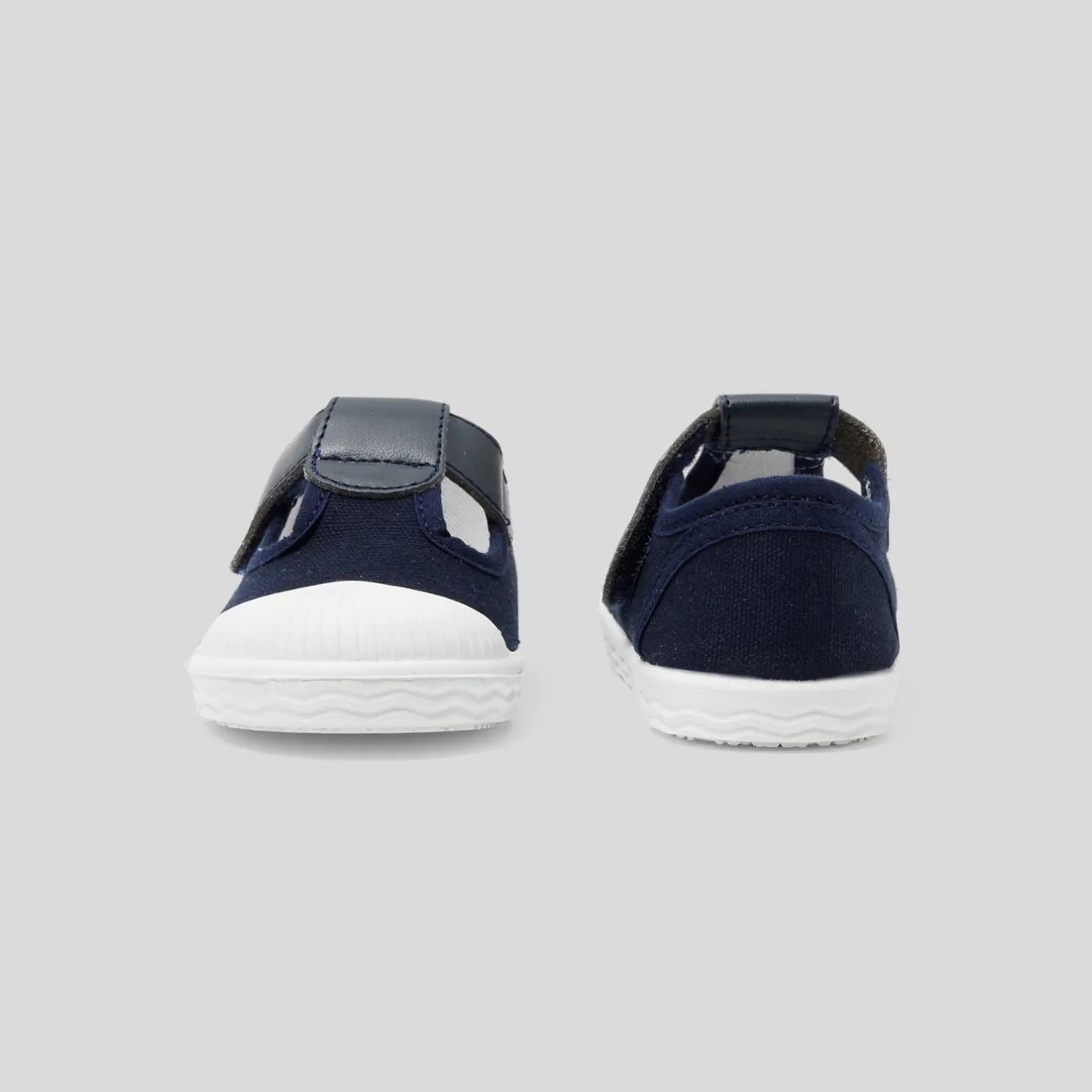 Nu-Pieds|Tennis En Toiles-Jacadi Sandales bébé en toile - marine MARINE JACADI