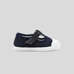 Nu-Pieds|Tennis En Toiles-Jacadi Sandalettes bébé garçon en toile - marine MARINE JACADI