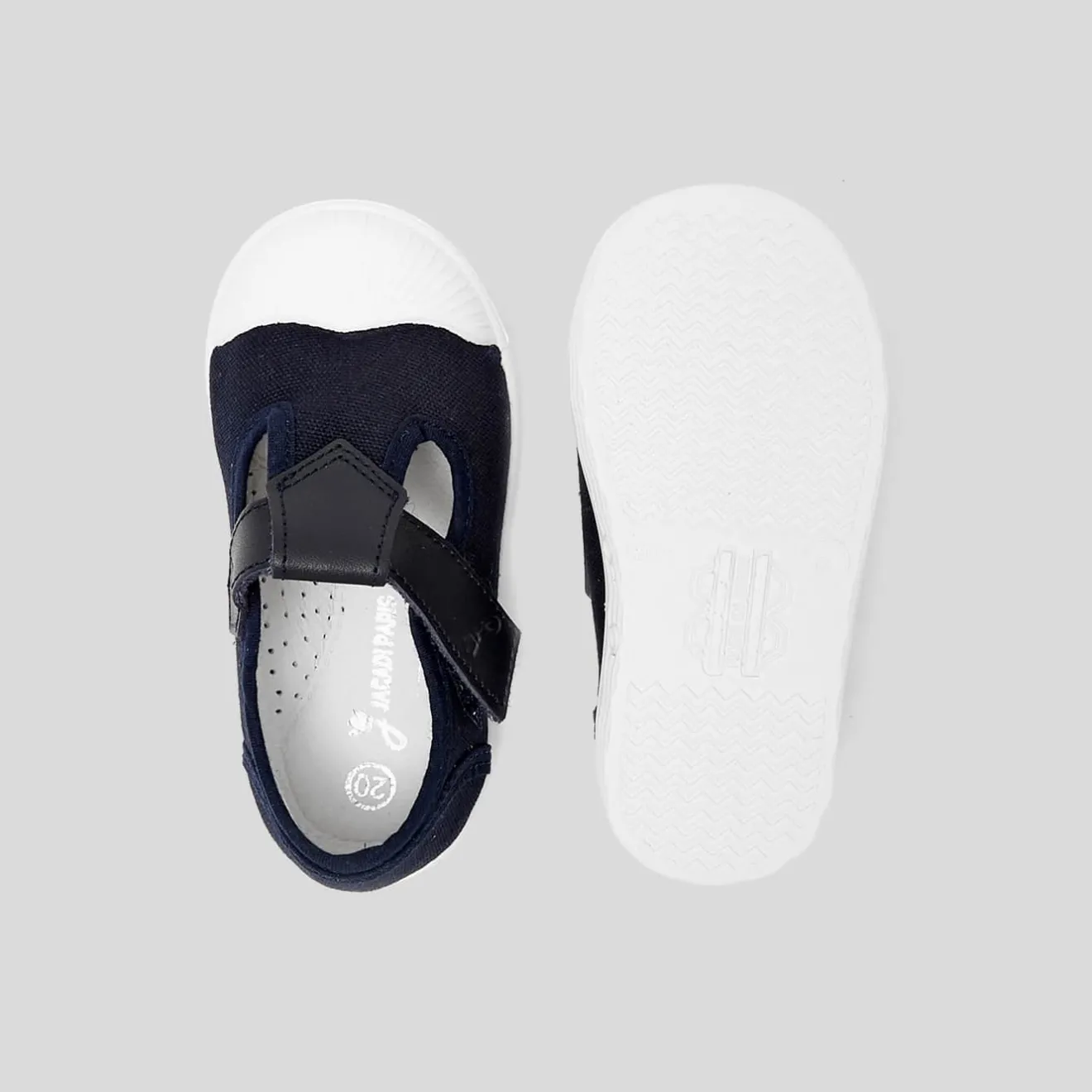 Nu-Pieds|Tennis En Toiles-Jacadi Sandalettes bébé garçon en toile - marine MARINE JACADI