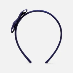 Accessoires-Jacadi Serre-tête enfant fille - MARINE/BLANC