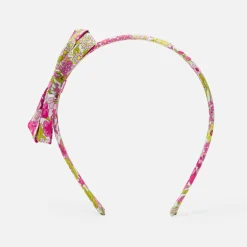 Accessoires-Jacadi Serre-tête enfant fille en tissu Liberty - lore MULTICO