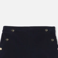 Short Et Combi-Short-Jacadi Short en velours enfant fille - marine MARINE JACADI
