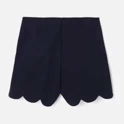 Short Et Combi-Short-Jacadi Short enfant fille en piqué de coton - marine MARINE JACADI