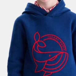 Pull, Sweat Et Cardigan-Jacadi Sweat à capuche enfant garçon - BLEU FONCE