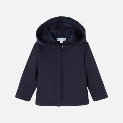 Pull, Sweat Et Cardigan-Jacadi Sweat zippé bébé fille - marine MARINE JACADI