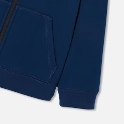 Pull, Sweat Et Cardigan-Jacadi Sweat zippé enfant garçon - BLEU MARNE