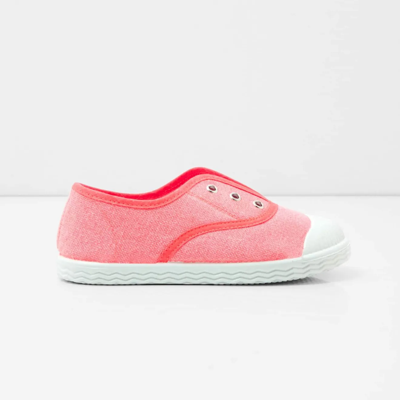 Chaussures En Toiles|Baskets Et Tennis-Jacadi Tennis en toile enfant fille - rose ROSE JACADI