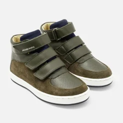 Baskets Et Tennis|Chaussures-Jacadi Tennis montantes enfant garçon - KAKI