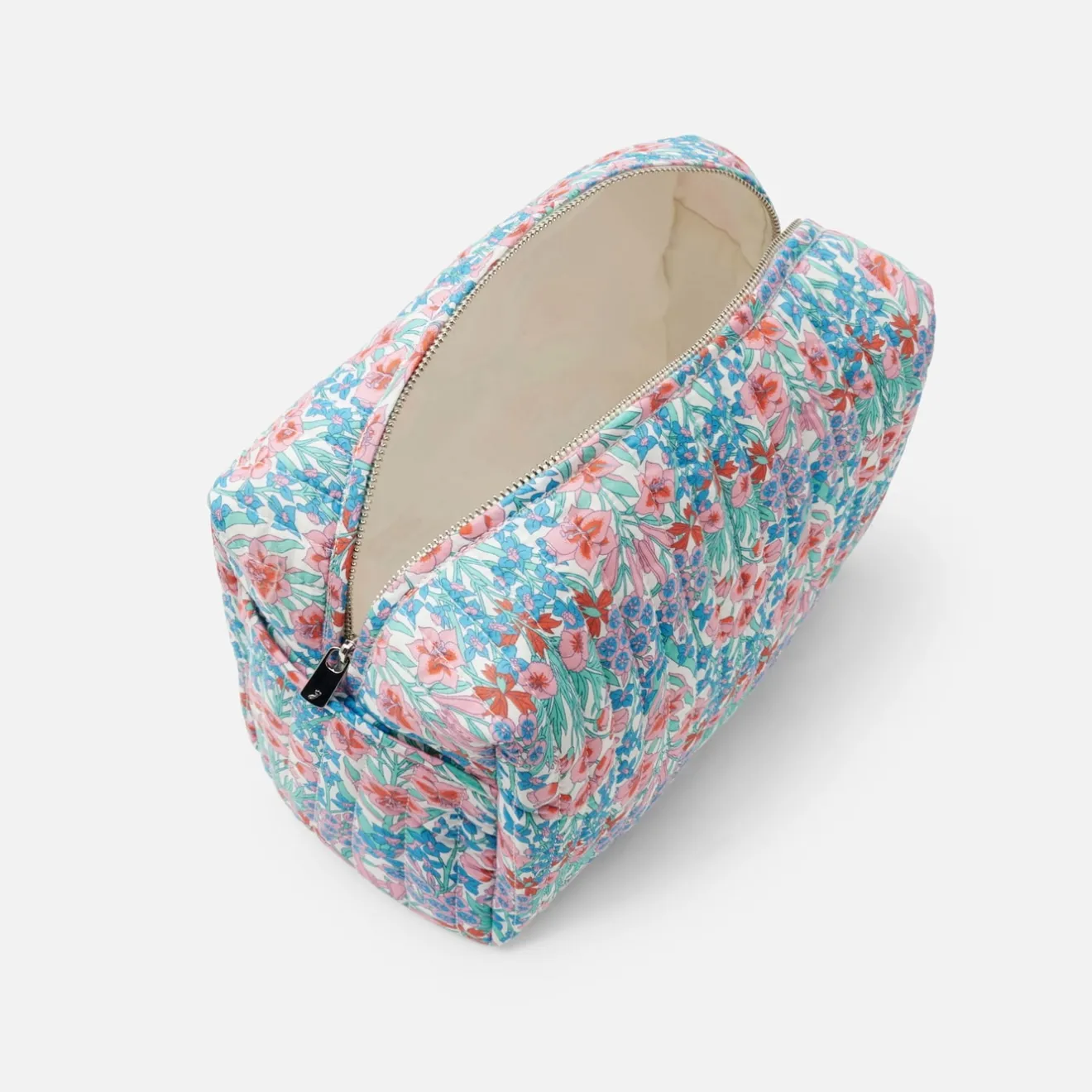 Sac À Langer, Trousse De Toilette|Sac À Langer Et Trousses De Toilette-Jacadi Trousse de toilette en tissu Liberty ROSE/VERT