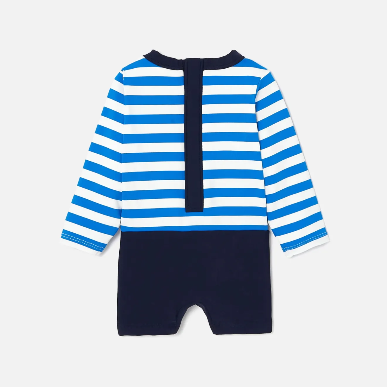 Maillot De Bain|Accessoires-Jacadi T-shirt de protection UV UPF 40+ et boxer de bain bébé garçon - BLANC/BLEU