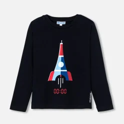 T-Shirt, Polo Et Sous-Pull-Jacadi T-shirt manches longues enfant garçon - marine MARINE JACADI