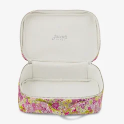 Sac À Langer, Trousse De Toilette|Sac À Langer Et Trousses De Toilette-Jacadi Valise en tissu Liberty - lore ROSE/MULTICO